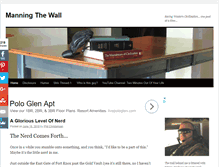 Tablet Screenshot of manningthewall.com
